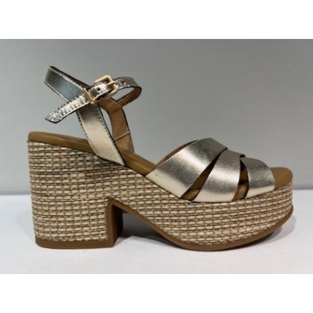 SANDALIA CUÑA CORDON ELASTICO